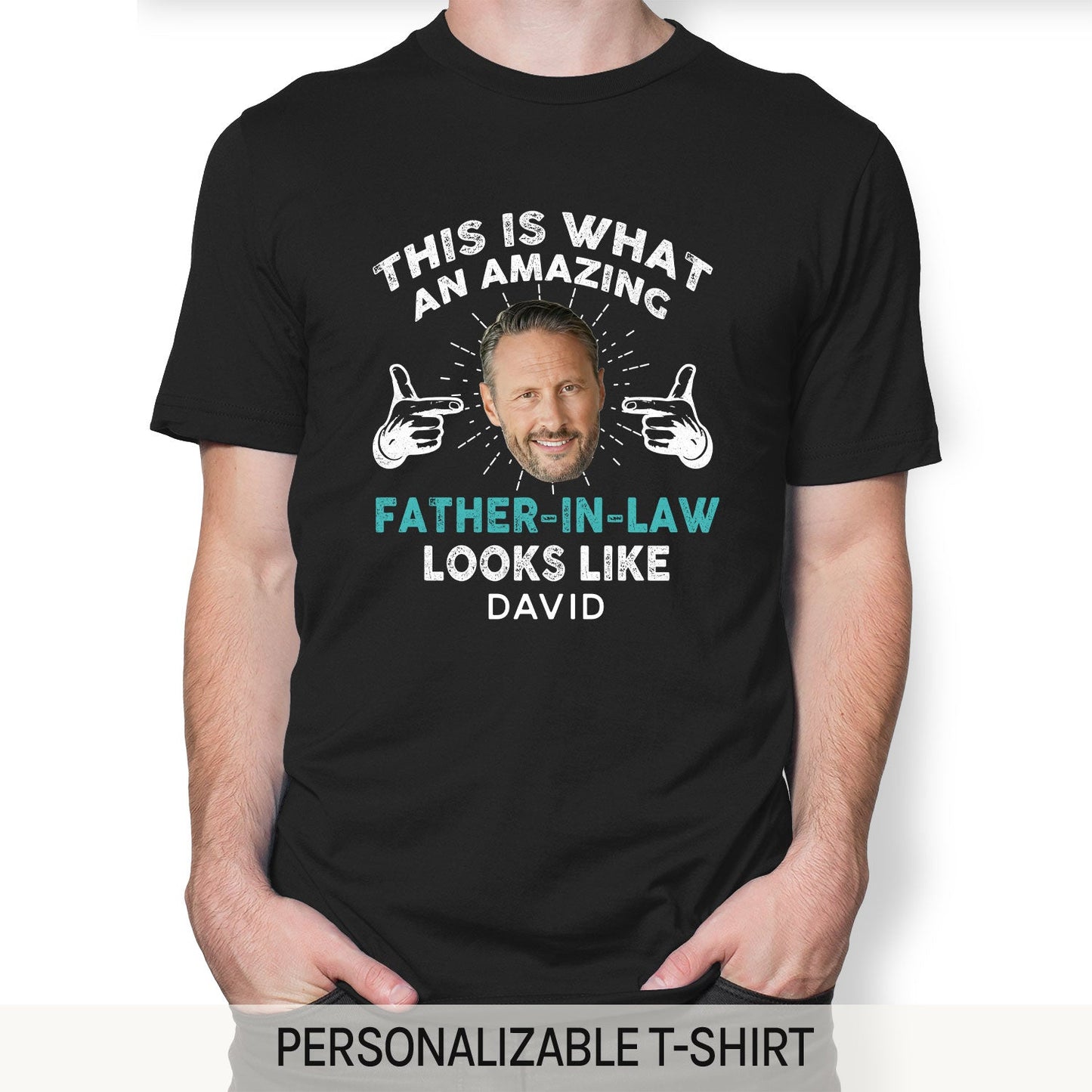 This Is What An Amazing Father In Law Looks Like - Personalized  gift For Father In Law - Custom Tshirt - MyMindfulGifts