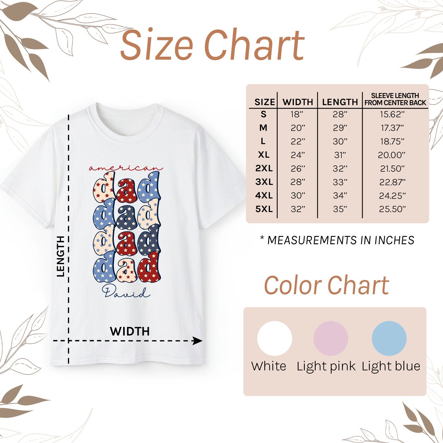 American Dad - Personalized  gift For American Dad - Custom Tshirt - MyMindfulGifts