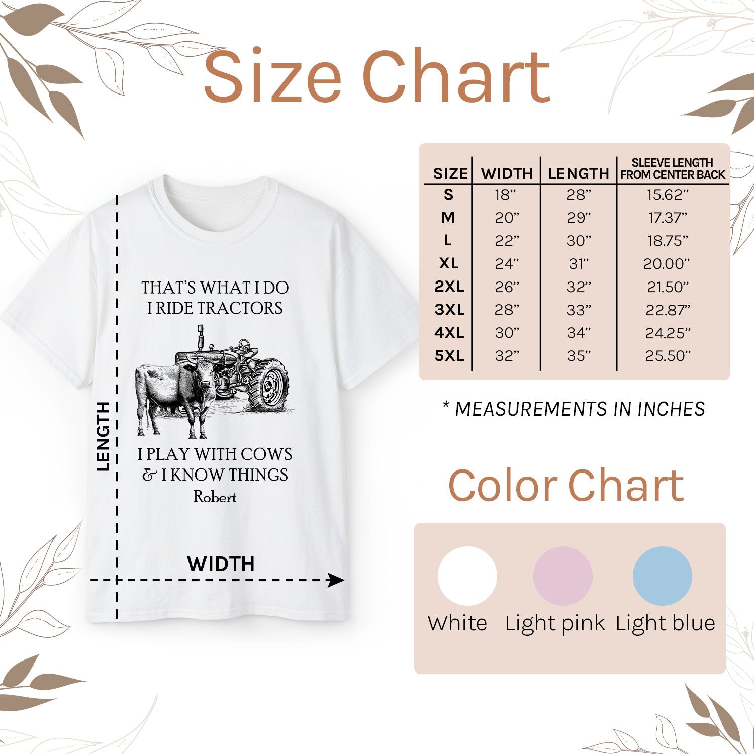 I Ride Tractors I Play With Cows And I Know Things - Personalized  gift For Farmer - Custom Tshirt - MyMindfulGifts