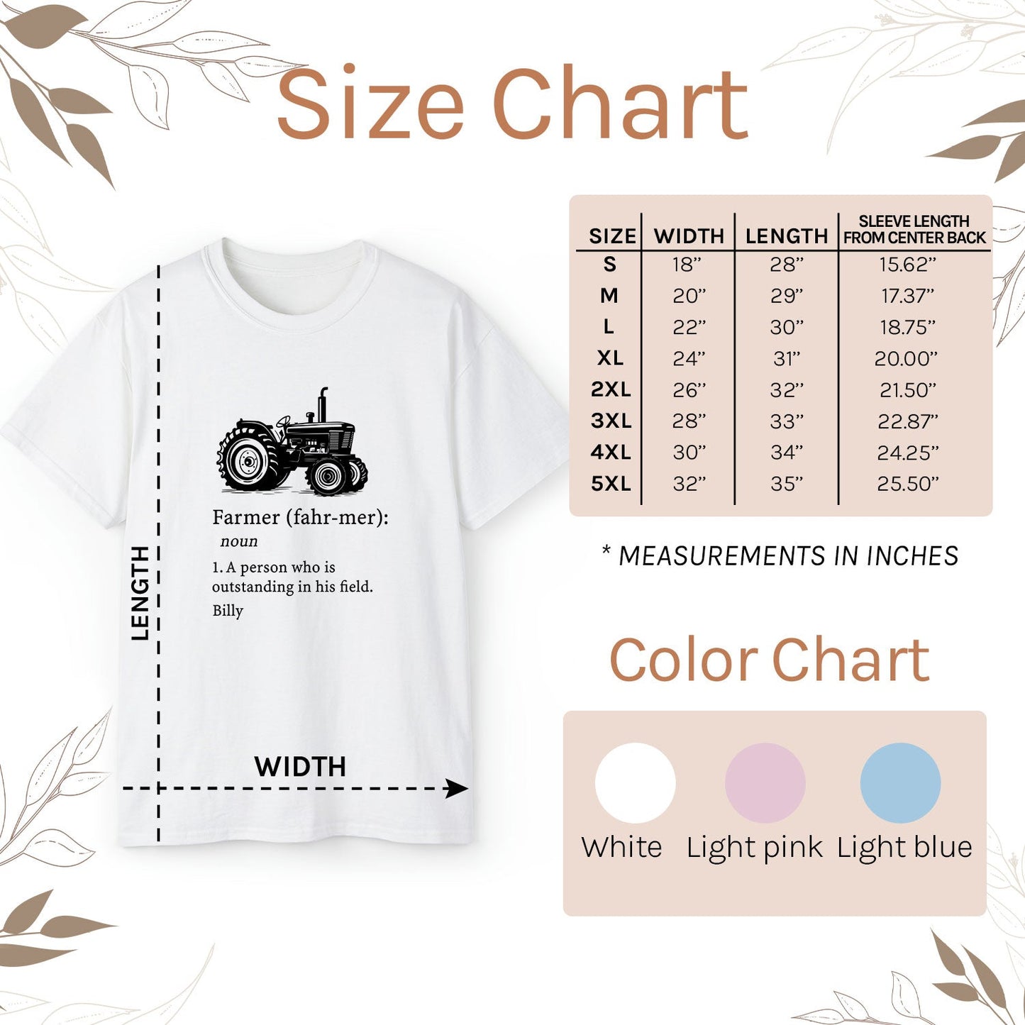 Farmer Definition - Personalized  gift For Farmer - Custom Tshirt - MyMindfulGifts