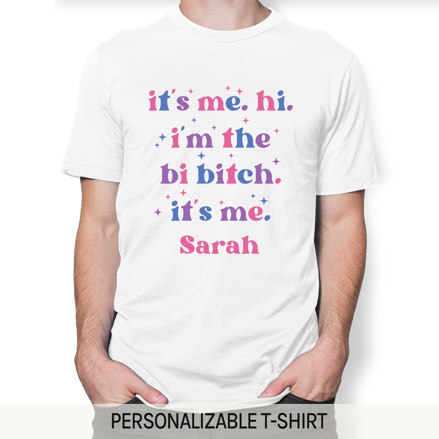Bi Pride Clothing - Personalized  gift For Bisexual - Custom Tshirt - MyMindfulGifts