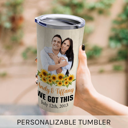 11 Years Of Marriage - Personalized 11 Year Anniversary gift For Husband or Wife - Custom Tumbler - MyMindfulGifts