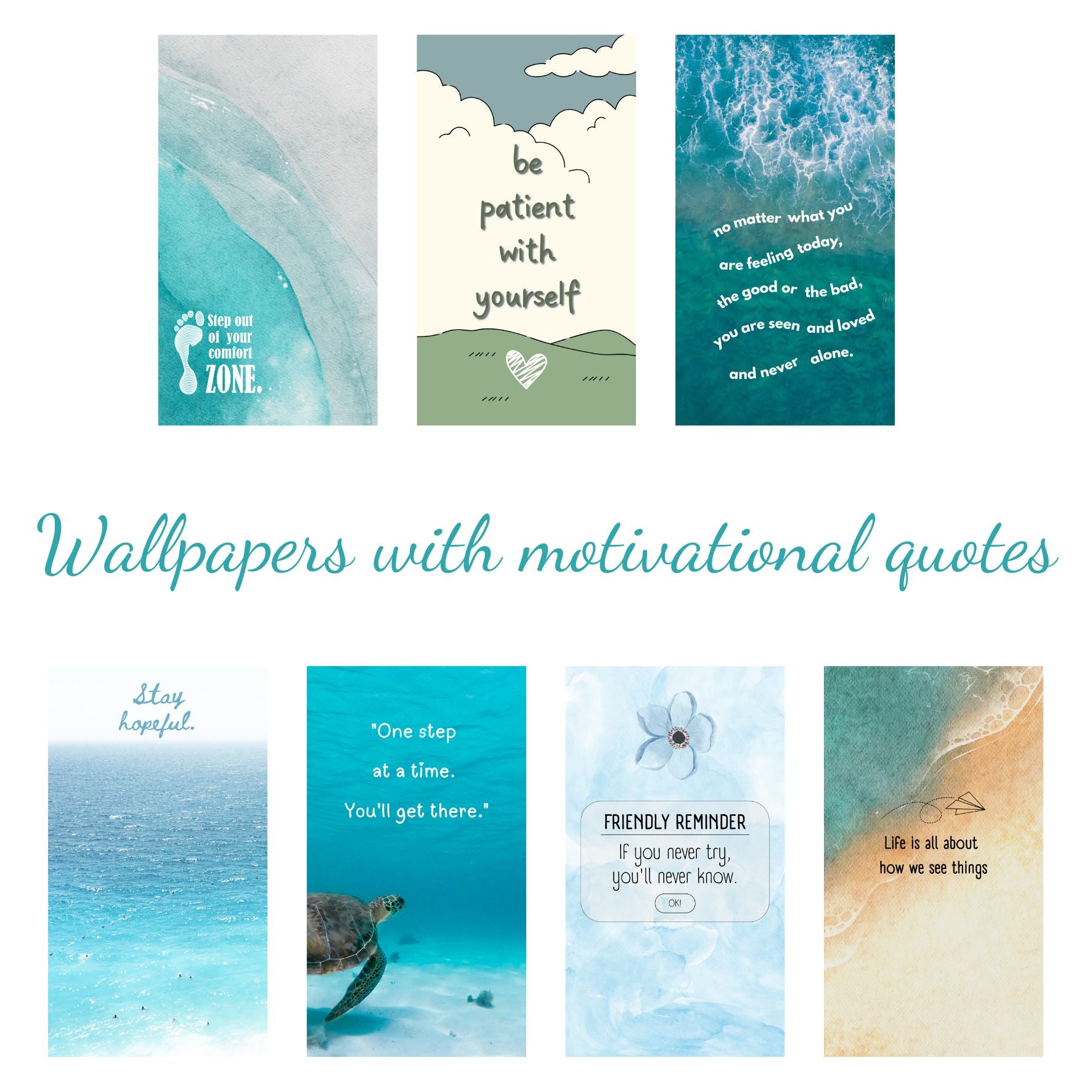 Motivational quotes - Phone Wallpaper (Digital Product) – My Mindful Gifts