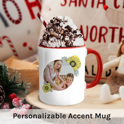 When A Flower Doesn't Bloom - Personalized Teacher's Day, Birthday or Christmas gift For Special Education Teacher - Custom Accent Mug - MyMindfulGifts