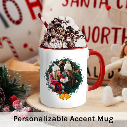 Merry Christmas From Your Favorite Sister - Personalized Christmas gift For Sibling - Custom Accent Mug - MyMindfulGifts