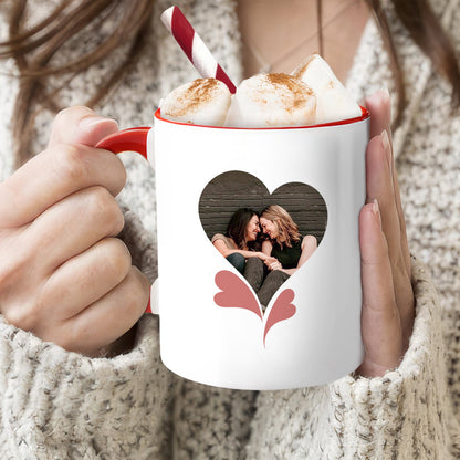 Gift For Lesbian Partner - Personalized Anniversary or Valentine's Day gift For Lesbian Couple - Custom Accent Mug - MyMindfulGifts