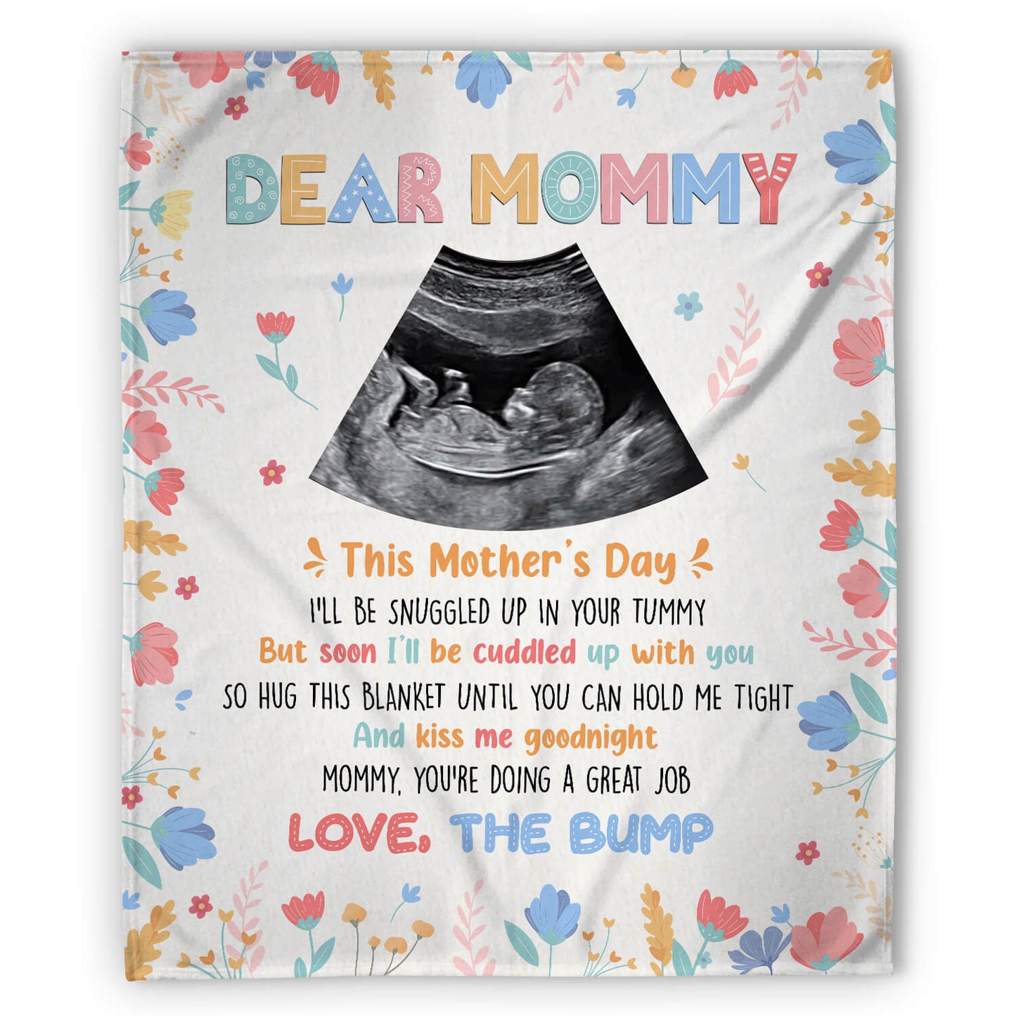 Personalized 'Blessed To Have A Mom Like You' Blanket - Custom Name Cozy Fleece Throw Gift