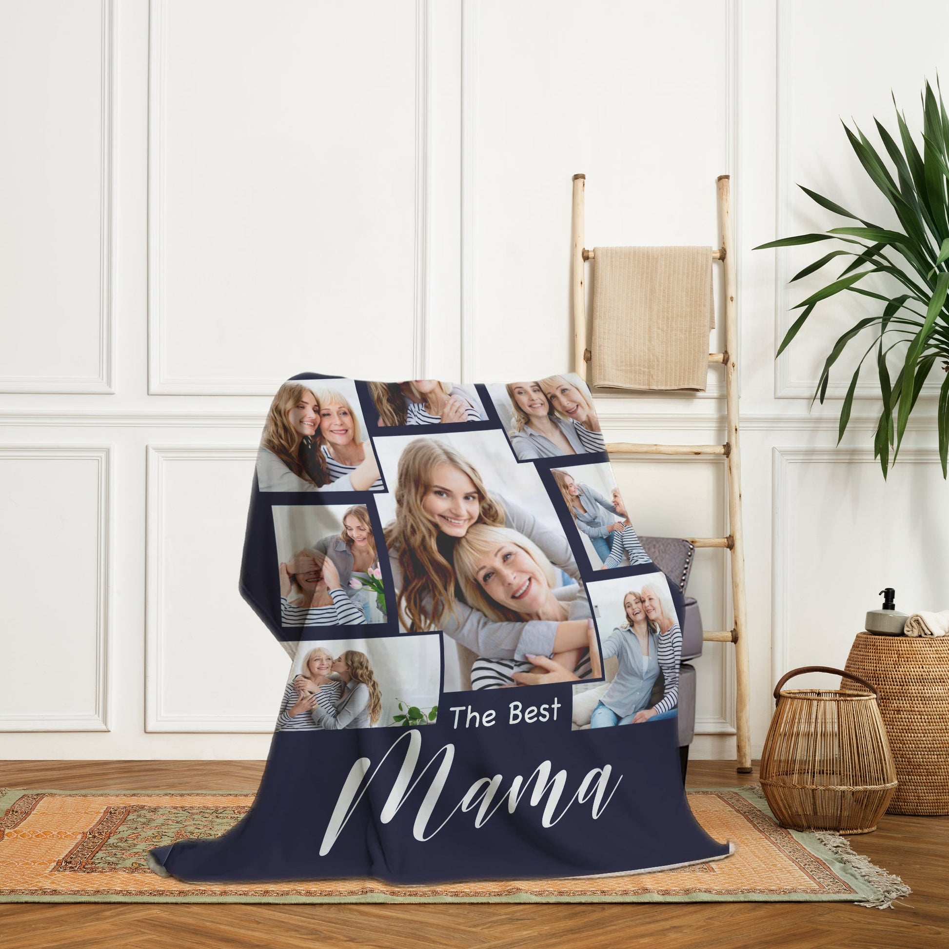 Custom Photo, Gift For Mom, Blanket
