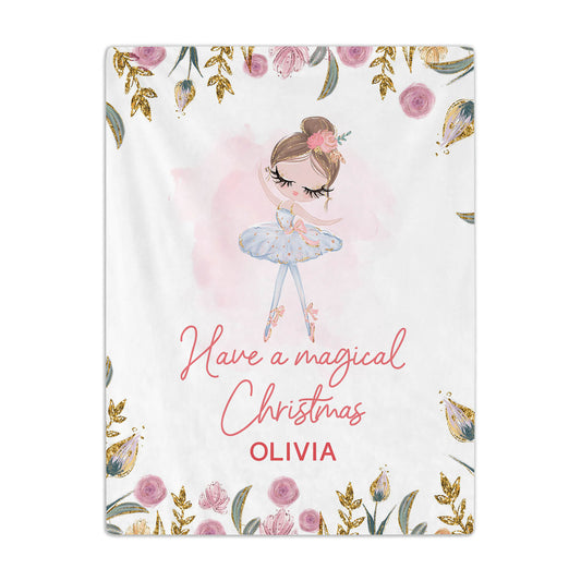 Have a magical Christmas - Personalized Christmas gift for Baby - Custom Baby Blanket - MyMindfulGifts