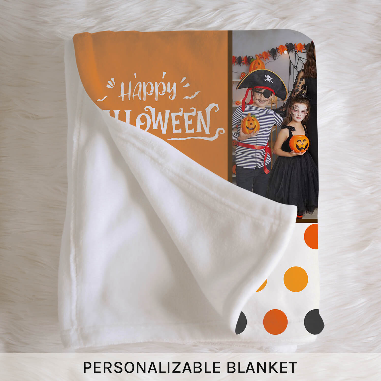 I Teach The Cutest Pumpkins In The Patch - Personalized Halloween gift for Teacher - Custom Blanket - MyMindfulGifts