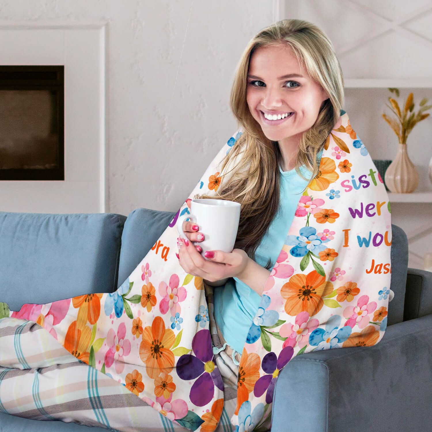 If Sister-in-laws Were Flowers Personalized Christmas gift For Sister In Law Custom Blanket MyMindfulGifts