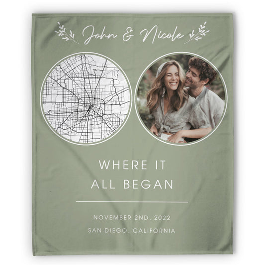 Personalised First Date Map, Our First Date Plaque, First Date Plaque,  First Date Map, Wife Anniversary, Girlfriend Gift,where We Met Map 