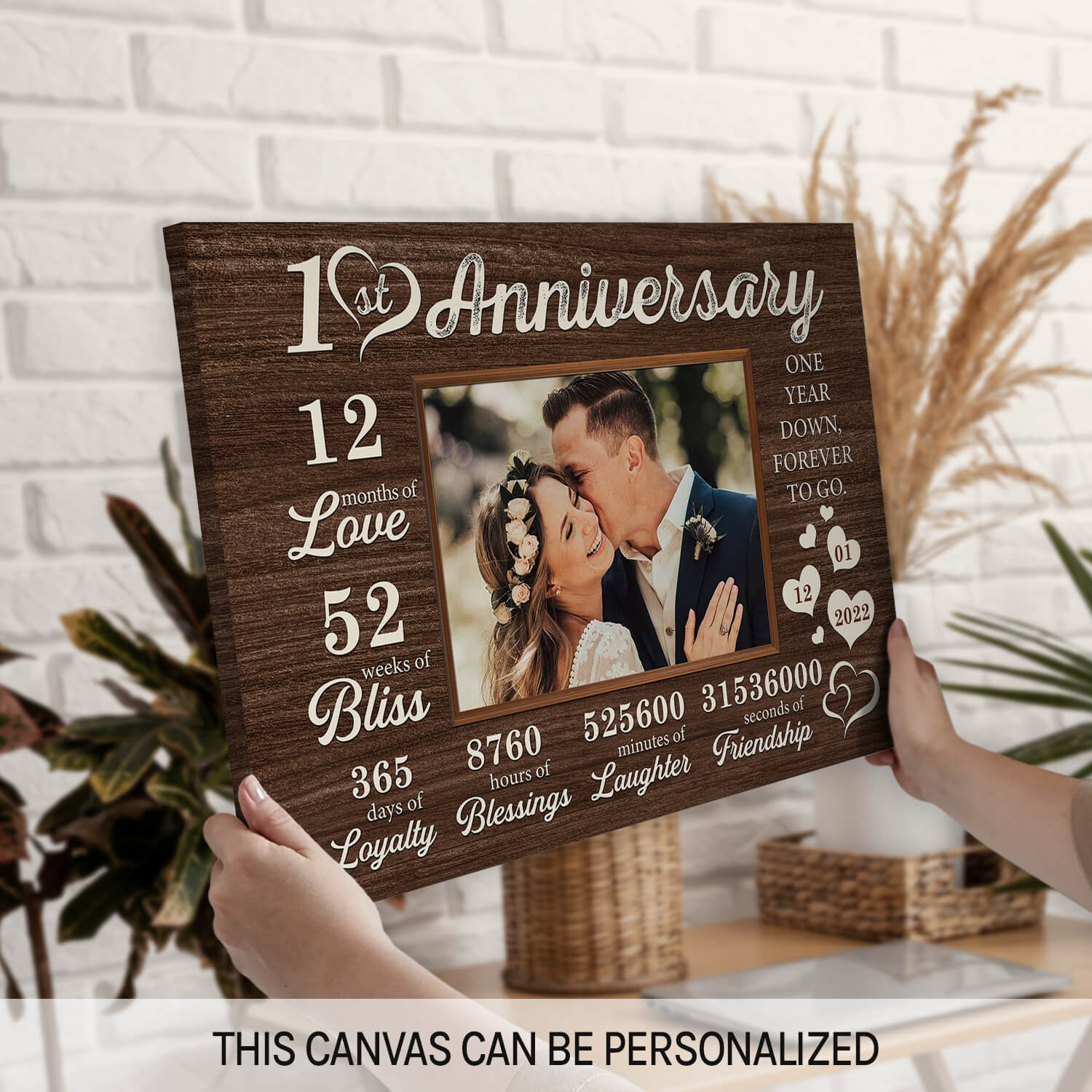 12 Months Of Love Personalized First Anniversary gifts for him