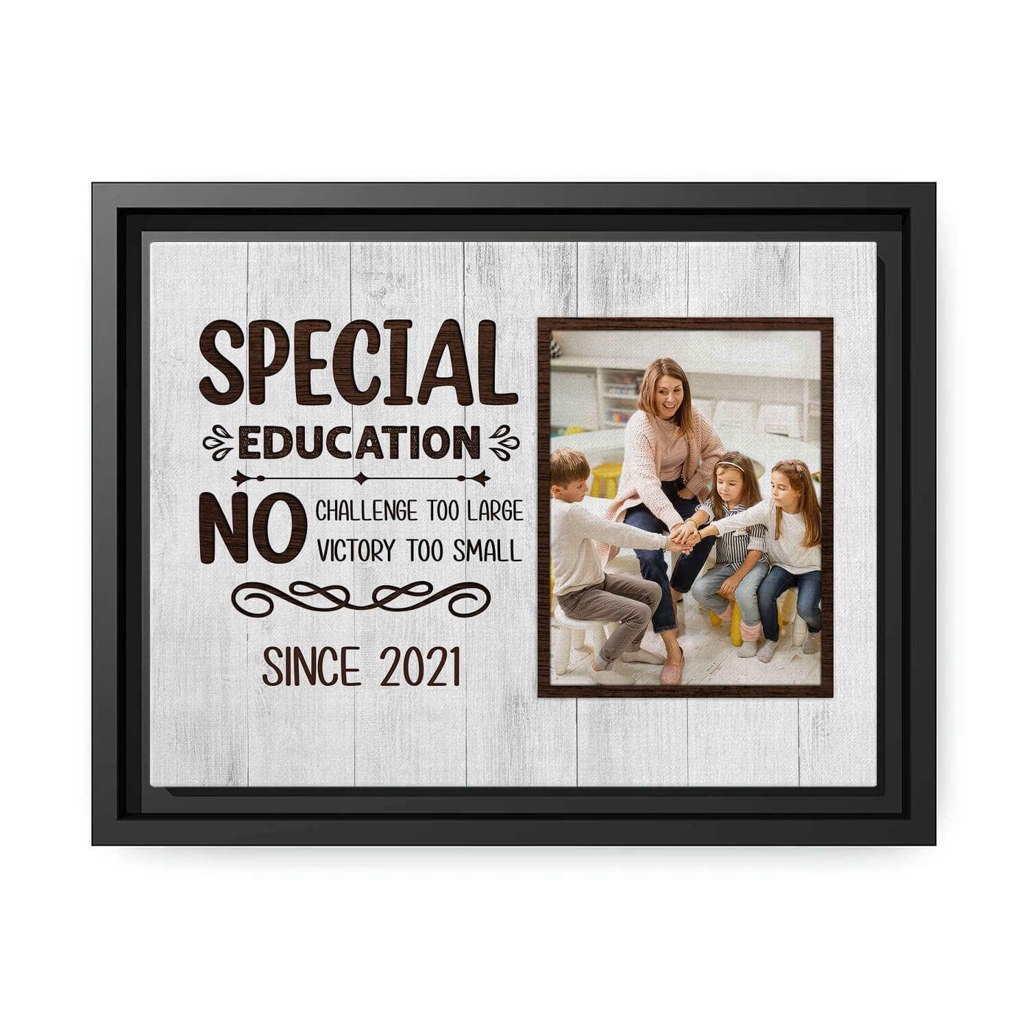 Special Education - Personalized Teacher's Day, Birthday or Christmas gift For Special Education Teacher - Custom Canvas Print - MyMindfulGifts