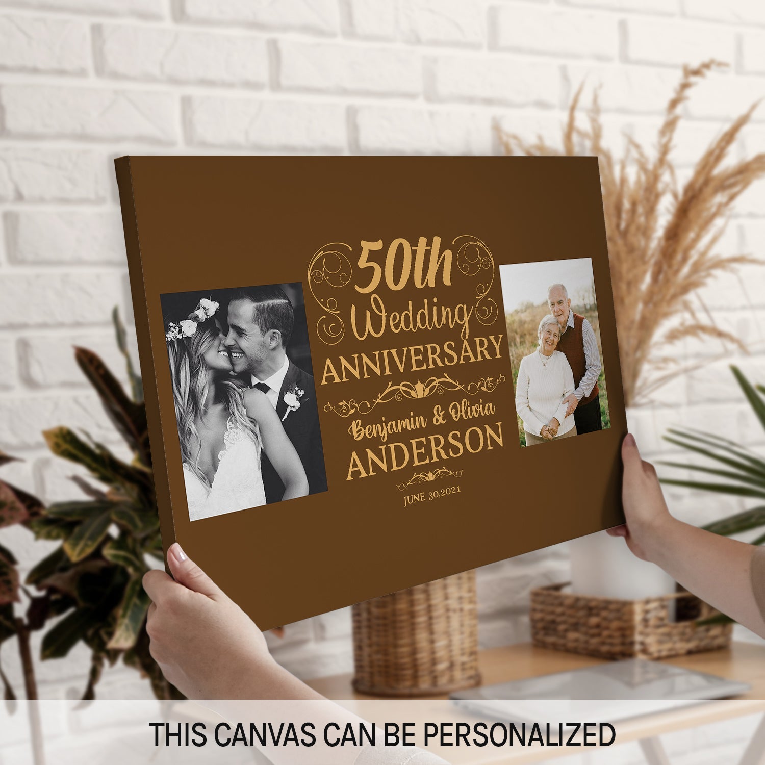 Personalised Golden 50th Wedding Anniversary Gifts 50 Years of Marriage  Presents | eBay