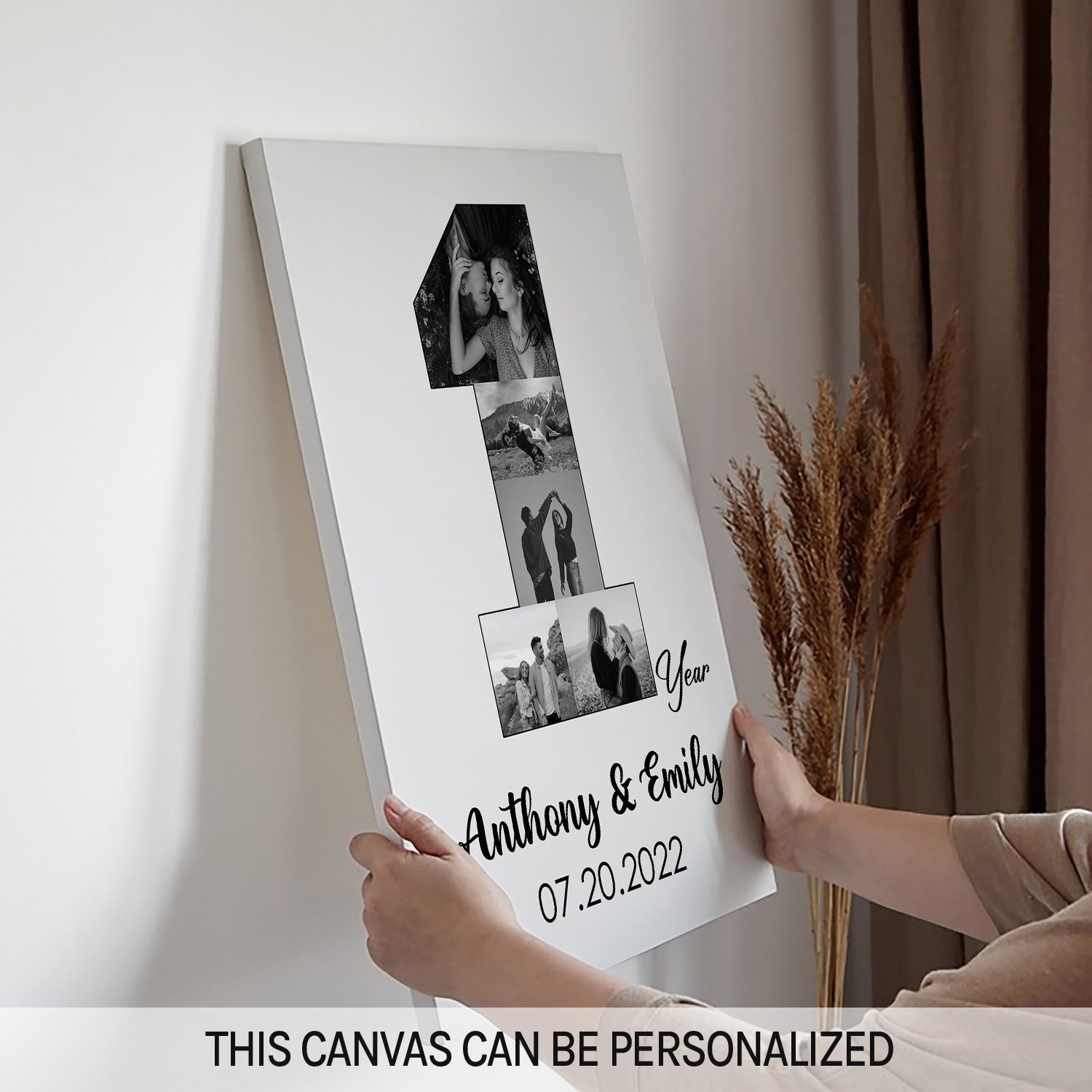 1st Year Anniversary Photo Collage Personalized First