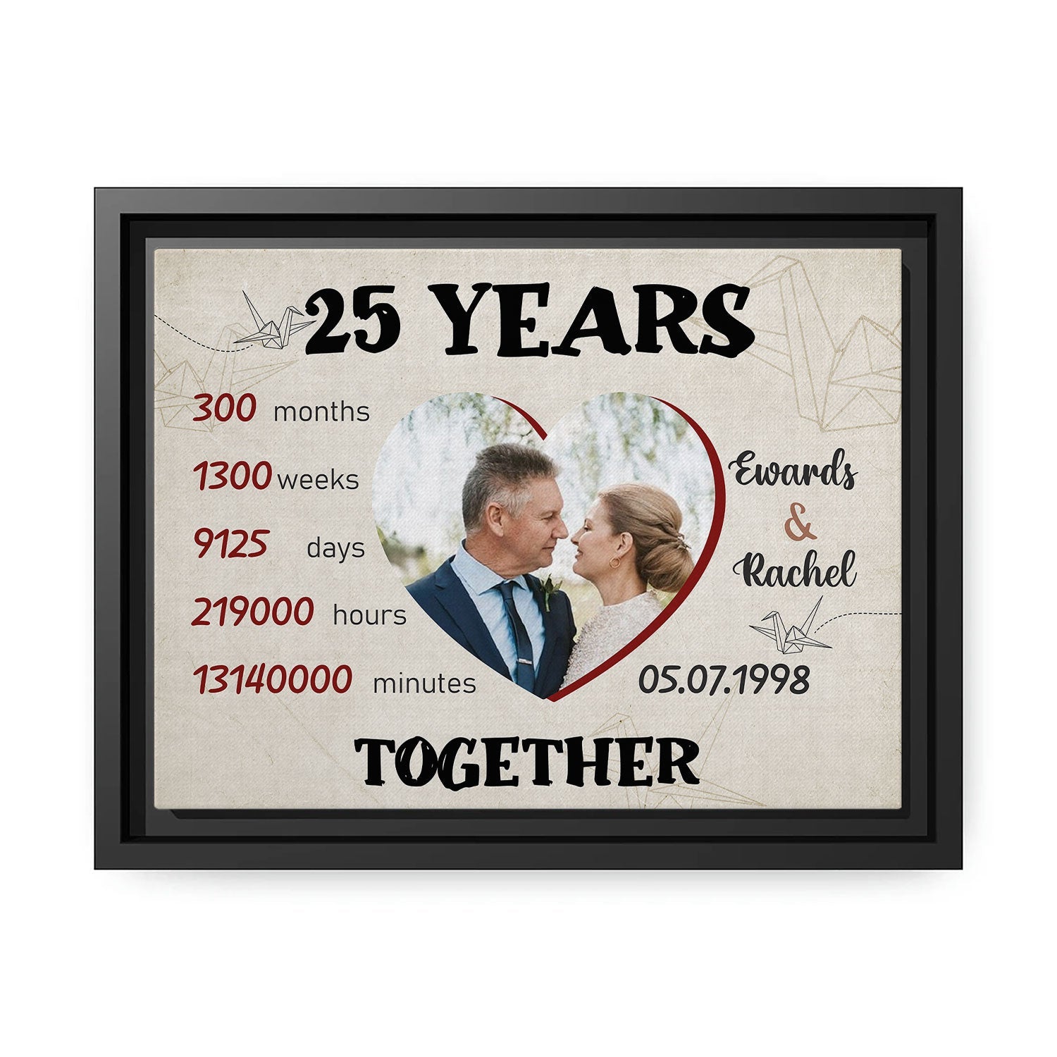 Top 17+ Unique 25th Wedding Anniversary Gifts 8/2022 - Magic Exhalation