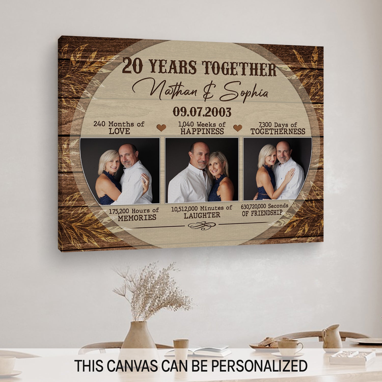 25th Wedding Anniversary Gifts, Personalised Silver Wedding Anniversary  Gifts for Husband Wife Parents Mum and Dad Couples, 25 Years Married - Etsy