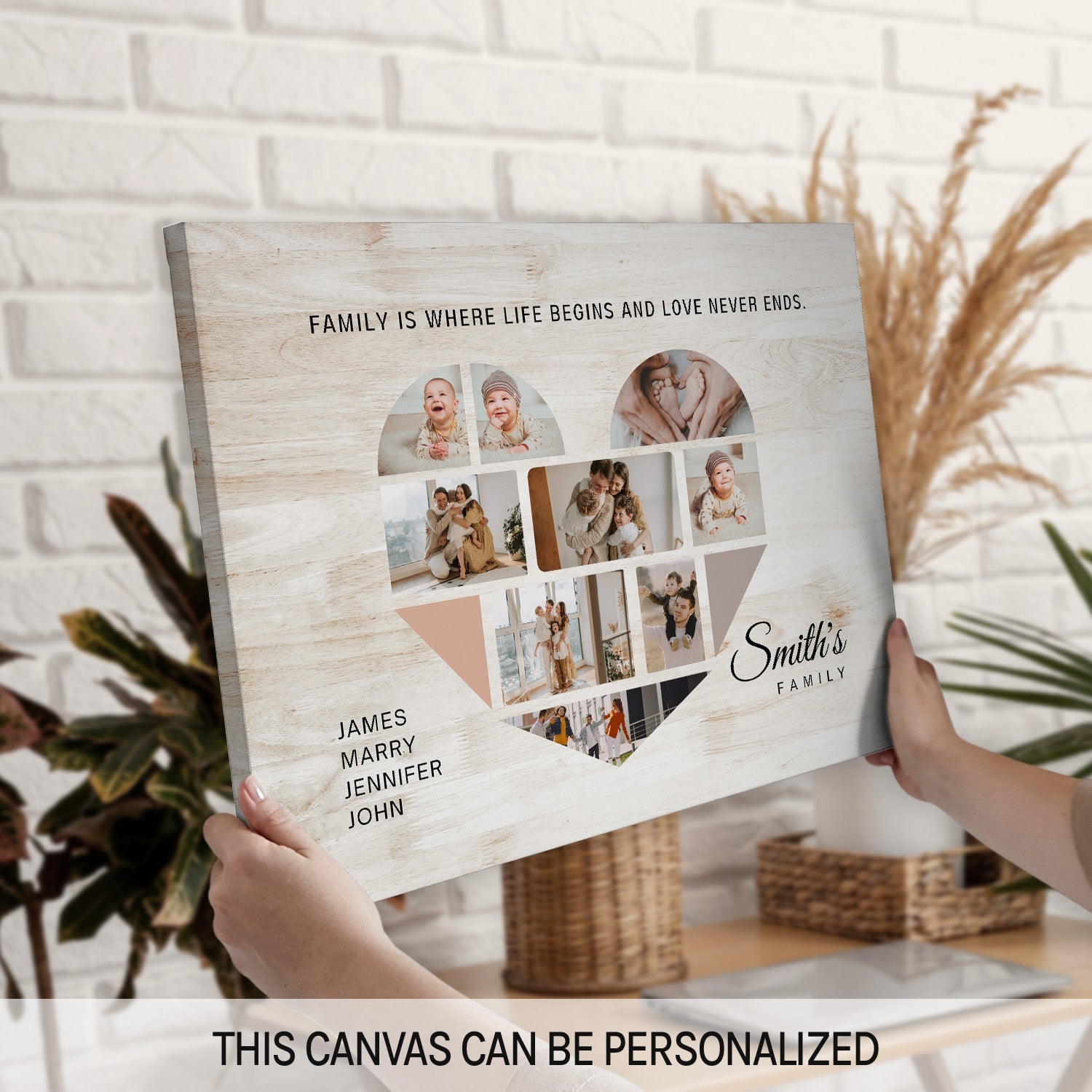 Dad custom photo canvas on sale