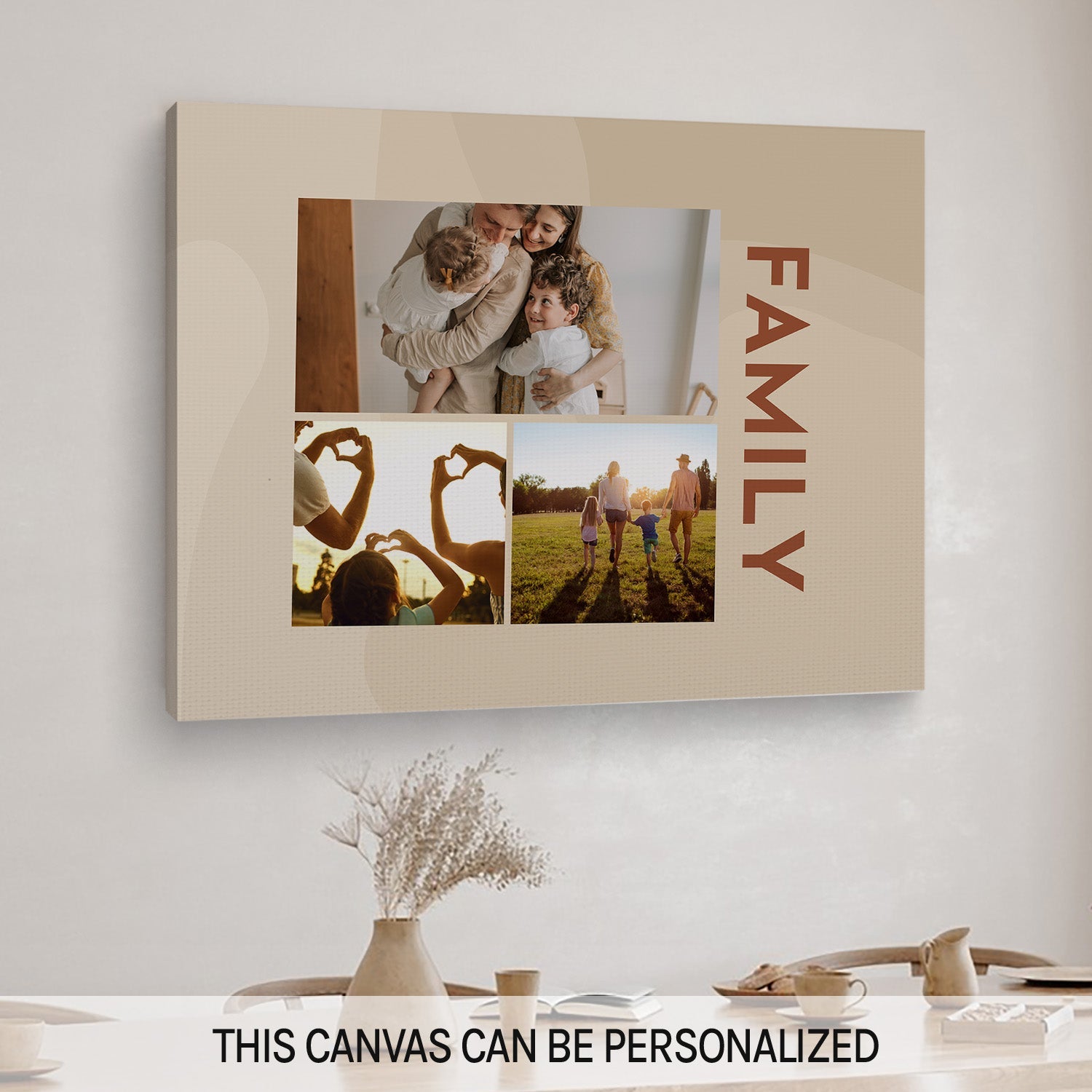 Personalized Mother's Day or Father's Day or birthday gift for Mom or for Dad - Family - custom Canvas Print - MyMindfulGifts