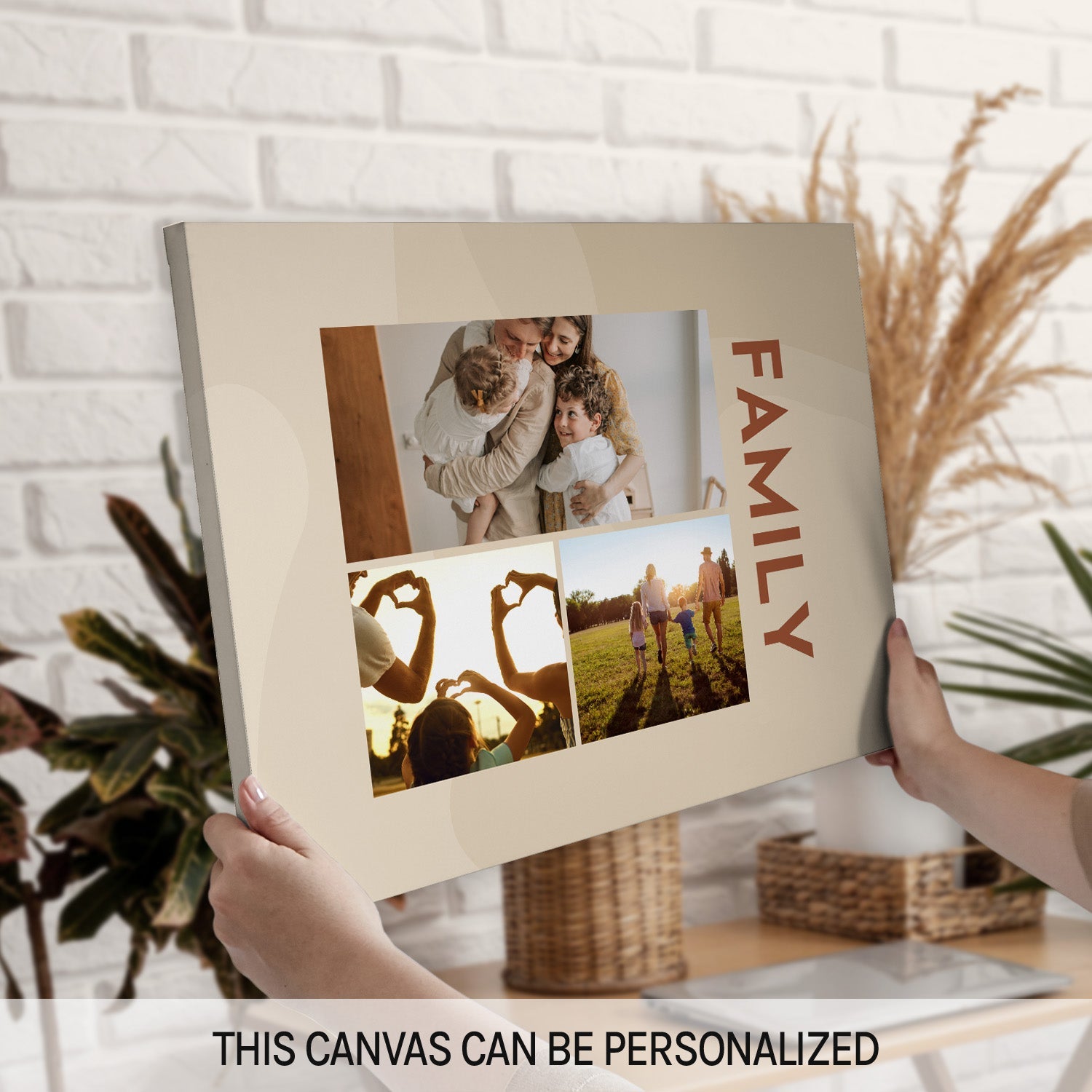 Personalized Mother's Day or Father's Day or birthday gift for Mom or for Dad - Family - custom Canvas Print - MyMindfulGifts