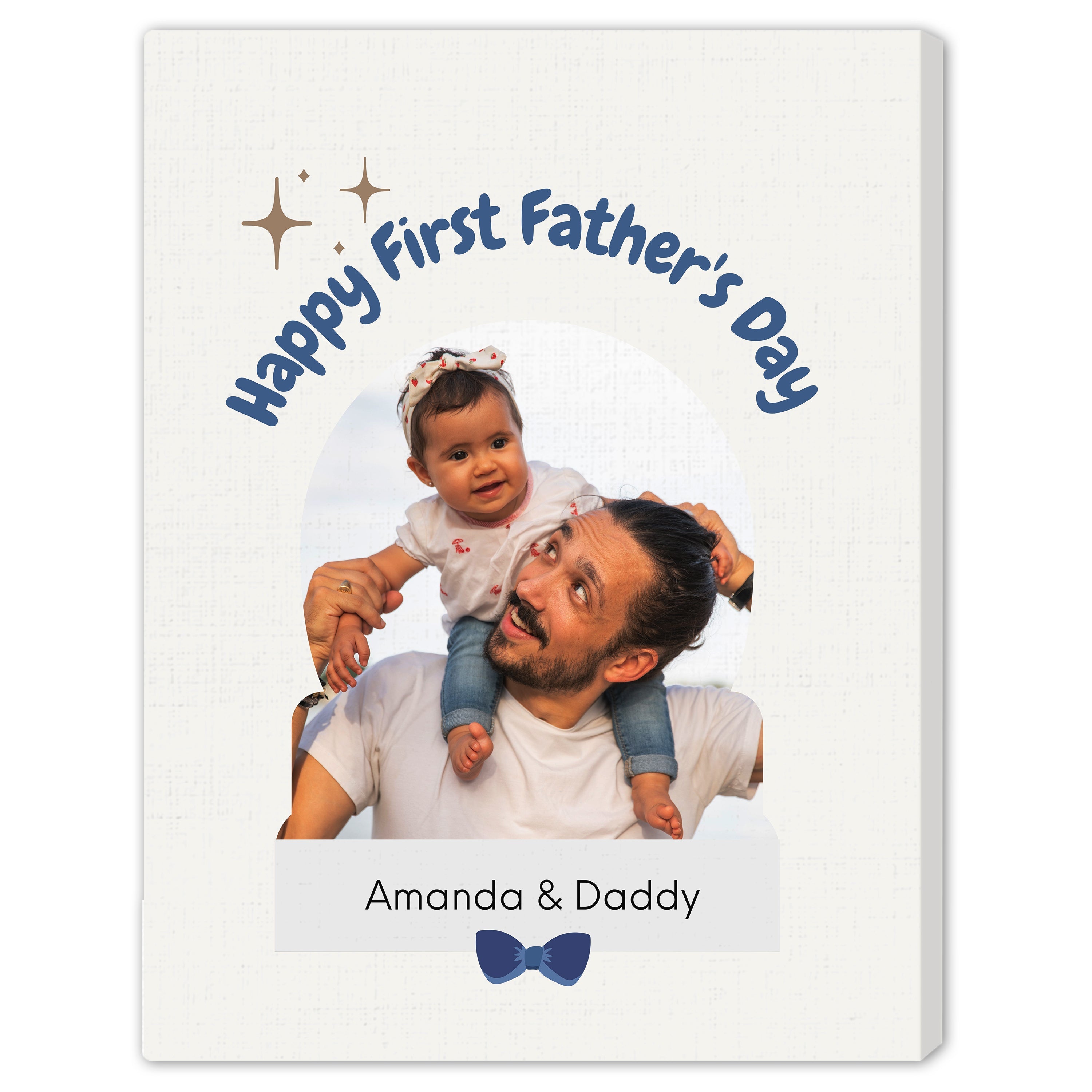 I Love You, Dad - Personalized Father's Day, Birthday gift for Dad - Custom Canvas Print - MyMindfulGifts
