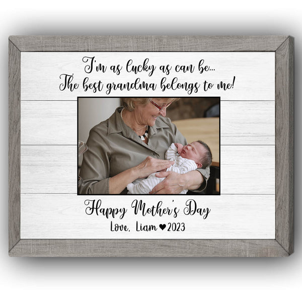 thumbnail image 2 of Personalized Mother's Day Gifts - Custom Photo Canvas Print 2 of 9