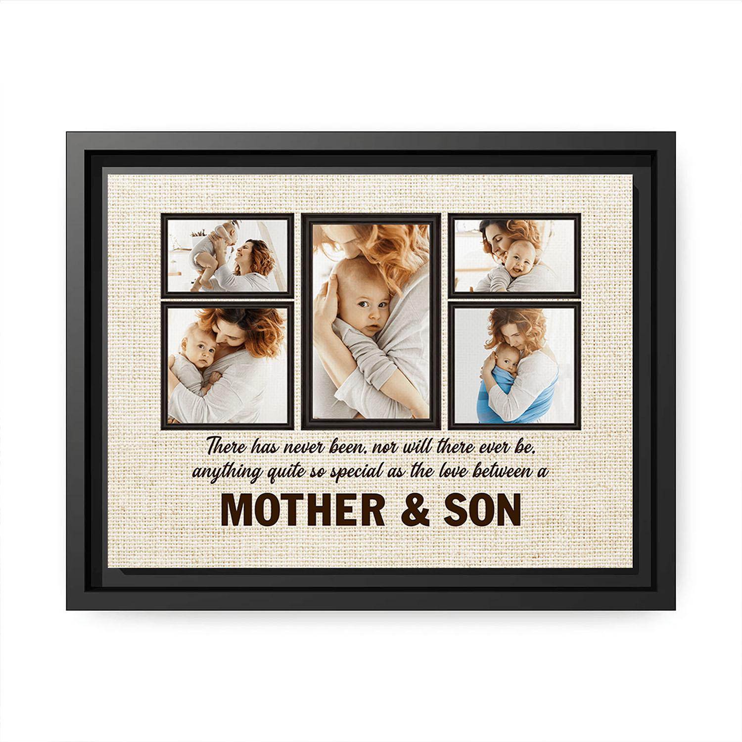 Personalized Mother's day gift for mom - The love between Mother and son - custom Canvas print - MyMindfulGifts