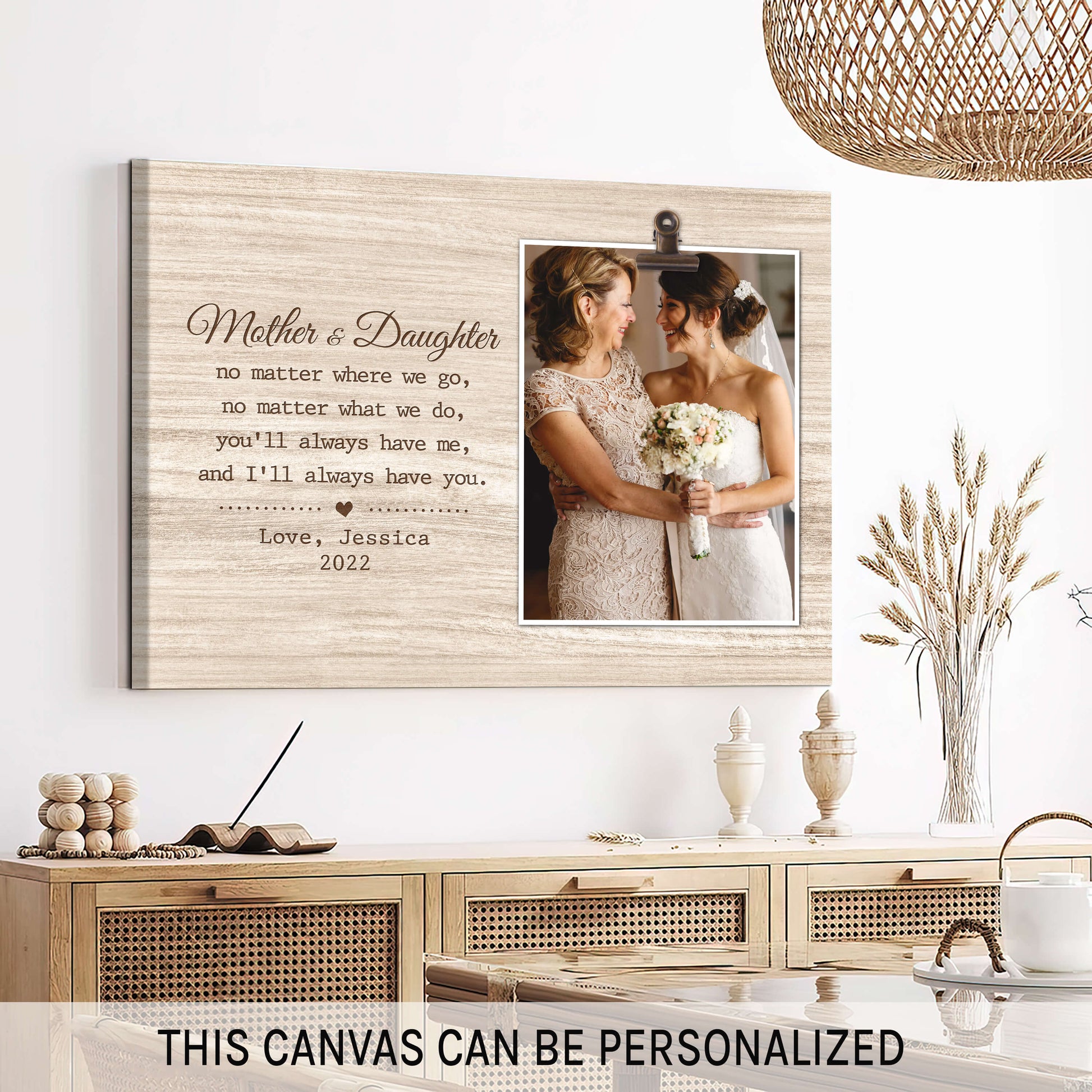 Mother And Daughter No Matter Where We Go Personalized Mother's