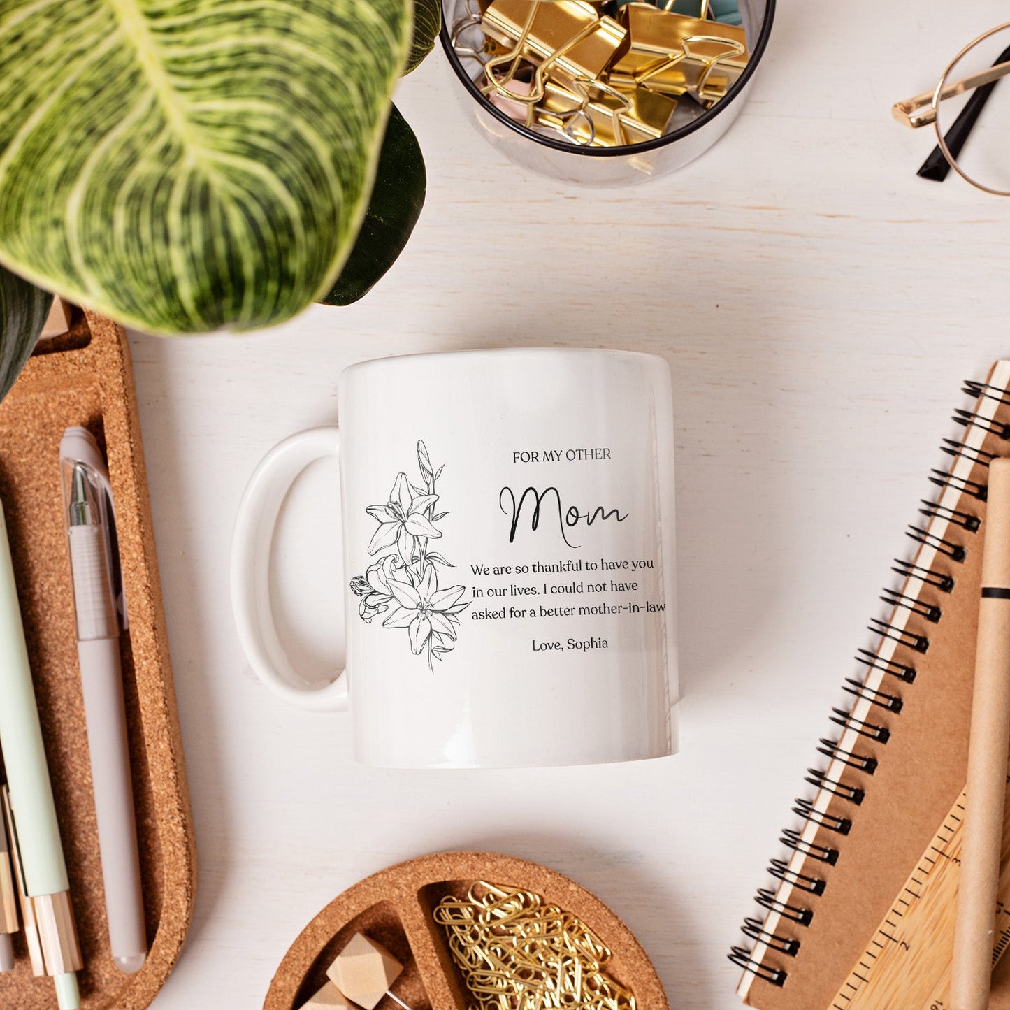For my other mom - Personalized Mother's Day or Birthday gift for Mother-in-law - Custom Mug - MyMindfulGifts