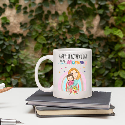 Happy 1st Mother's Day as my mommy - Personalized Mother's Day gift for New Mom - Custom Mug - MyMindfulGifts