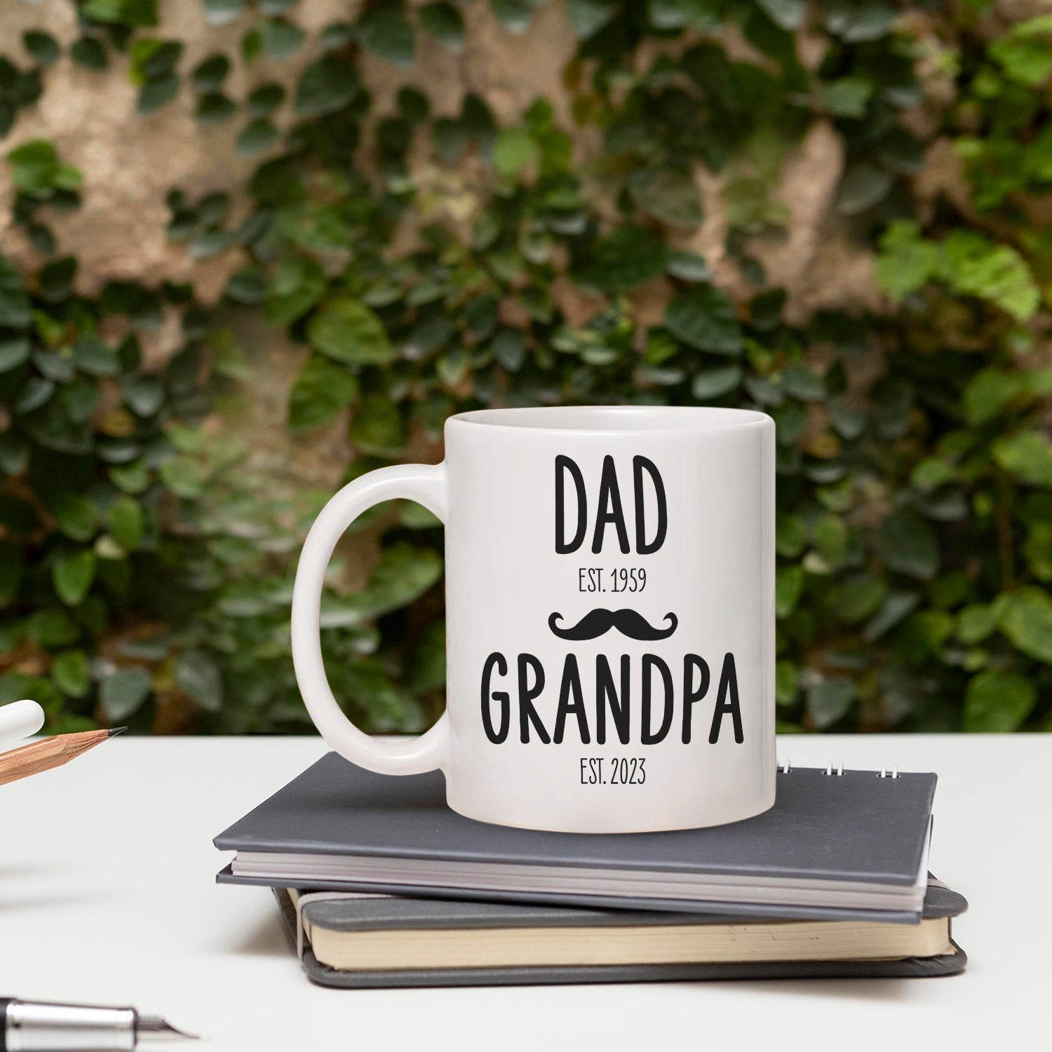 Not only a dad - Personalized Father's Day or Birthday gift for Grandpa or for Dad - Custom Mug - MyMindfulGifts