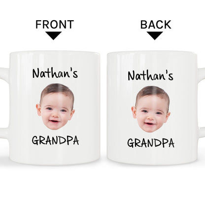 My grandpa - Personalized Father's Day or Birthday gift for Grandpa - Custom Mug - MyMindfulGifts