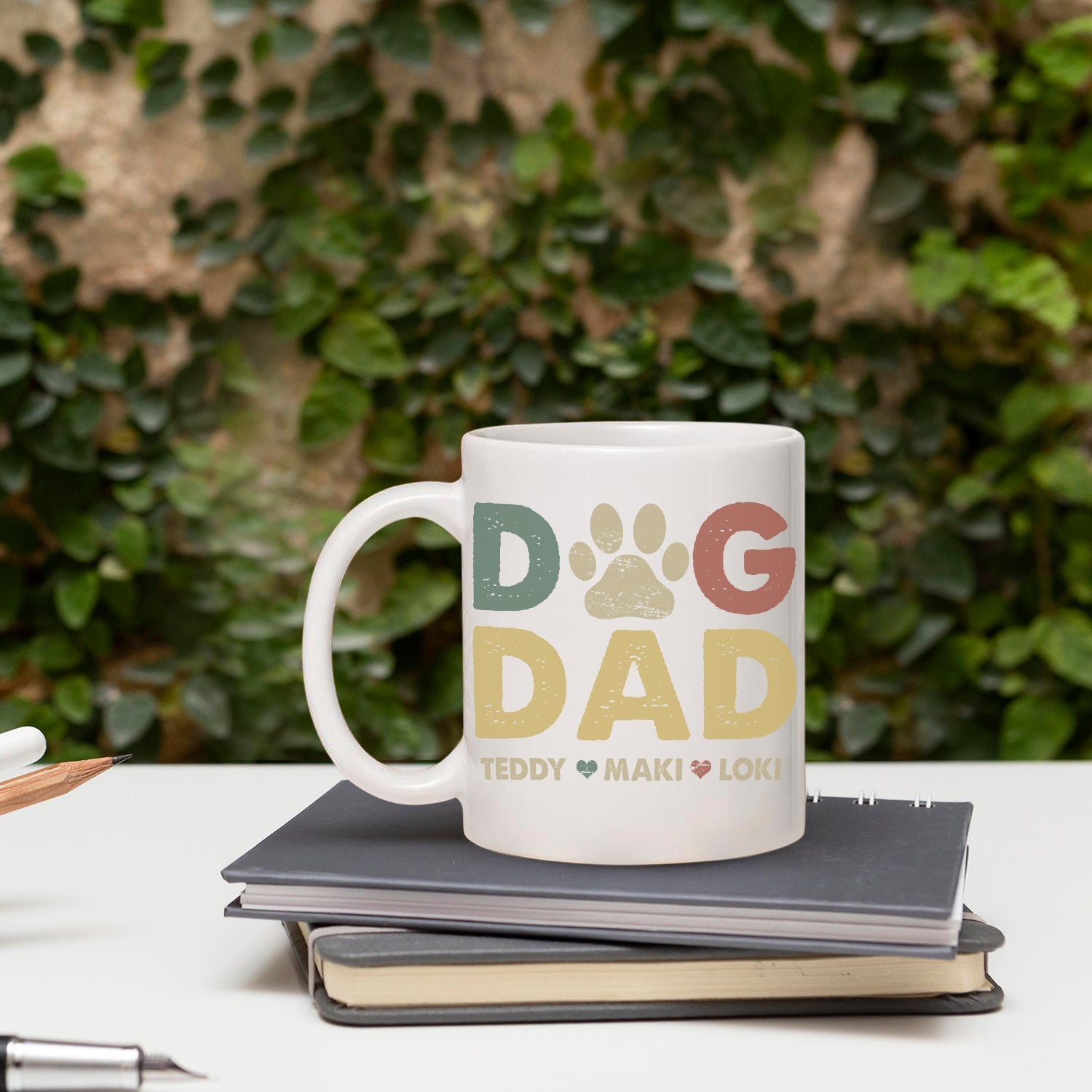 Dog Dad - Personalized Father's Day or Birthday gift for Dog Dad, for Dog Lovers - Custom Mug - MyMindfulGifts