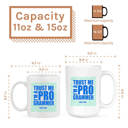 TRUST ME. I'M A PRO GRAMMER - Personalized All occasions gift for Software Engineer - Custom Mug - MyMindfulGifts