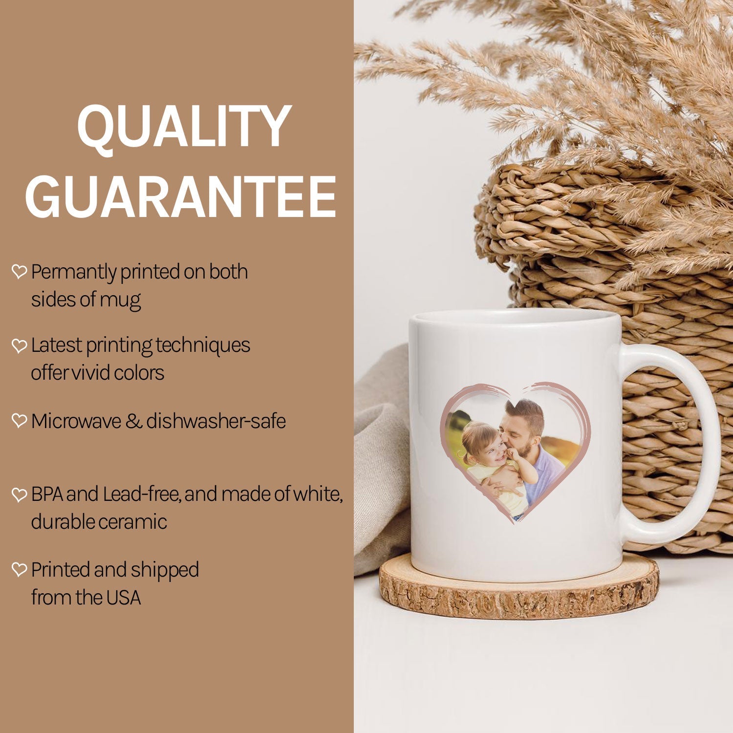 Love Between Father & Daughter - Personalized Father's Day gift for Dad - Custom Mug - MyMindfulGifts