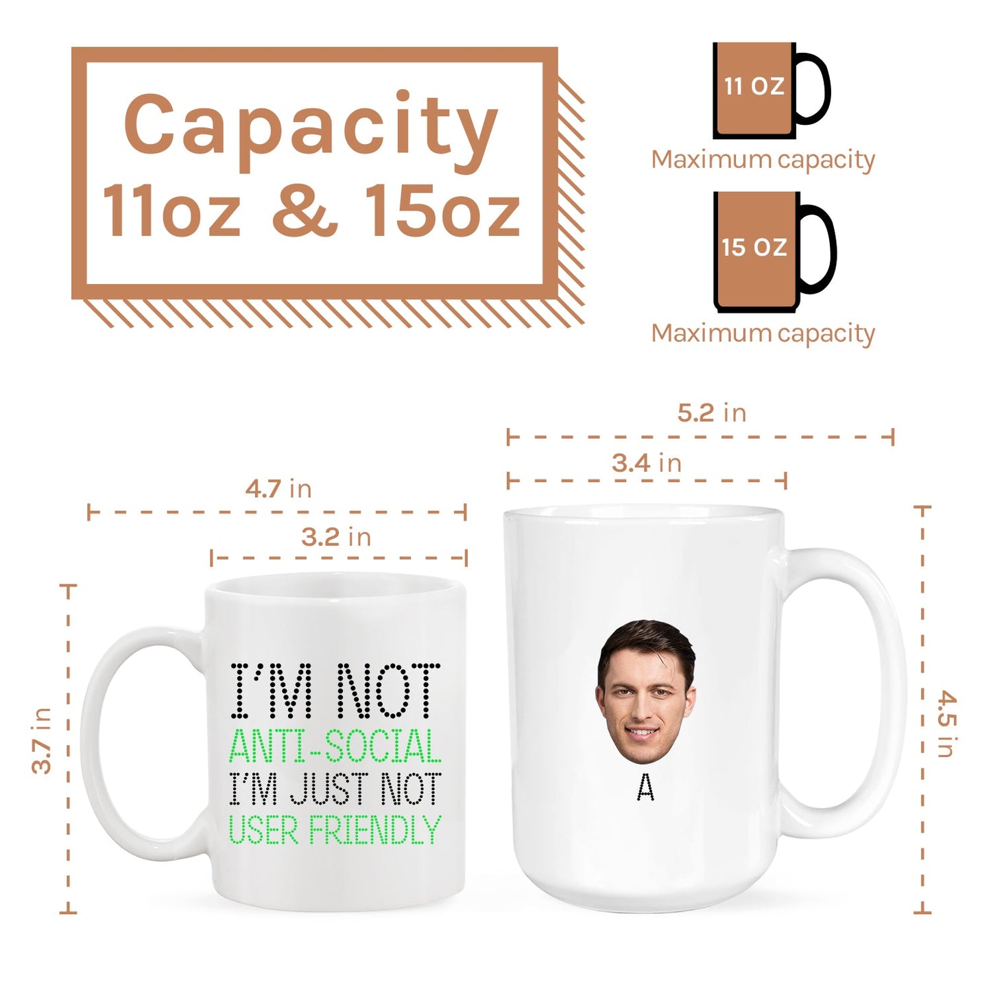 I'm just not user-friendly. - Personalized Birthday gift for Software Engineer - Custom Mug - MyMindfulGifts