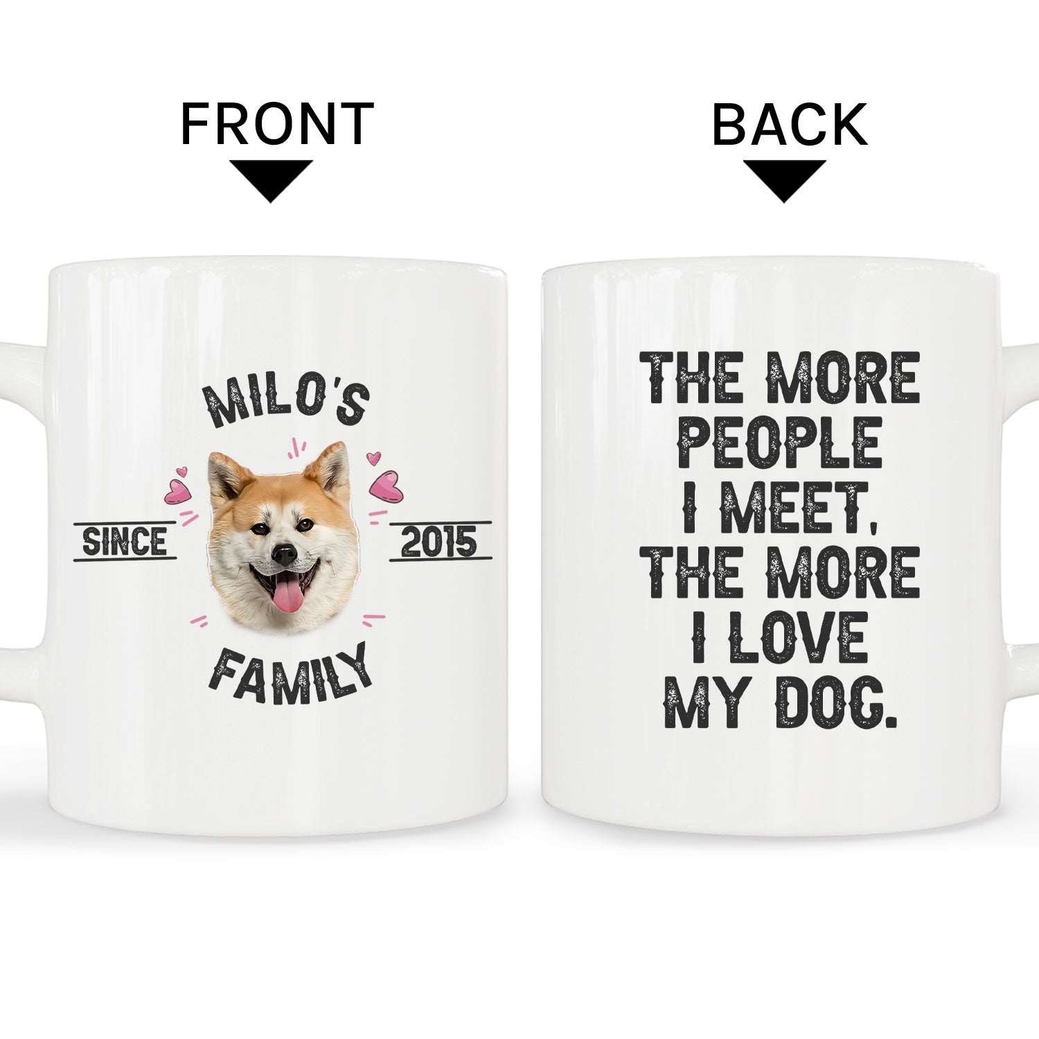 My Therapist Has A Wet Nose - Personalized Birthday or Christmas gift for Dog Lovers - Custom Mug - MyMindfulGifts