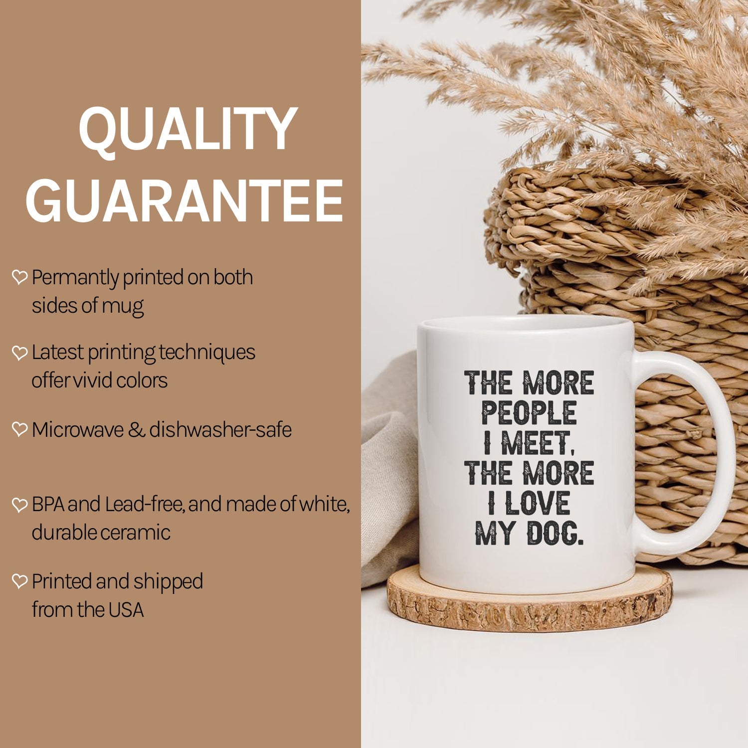 My Therapist Has A Wet Nose - Personalized Birthday or Christmas gift for Dog Lovers - Custom Mug - MyMindfulGifts