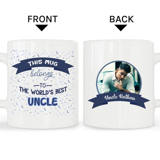 World's Best Uncle - Personalized Birthday or Christmas gift for Uncle - Custom Mug - MyMindfulGifts