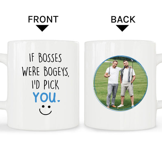 If Bosses Were Bogeys - Personalized Boss's Day, Birthday or Christmas gift for Boss - Custom Mug - MyMindfulGifts