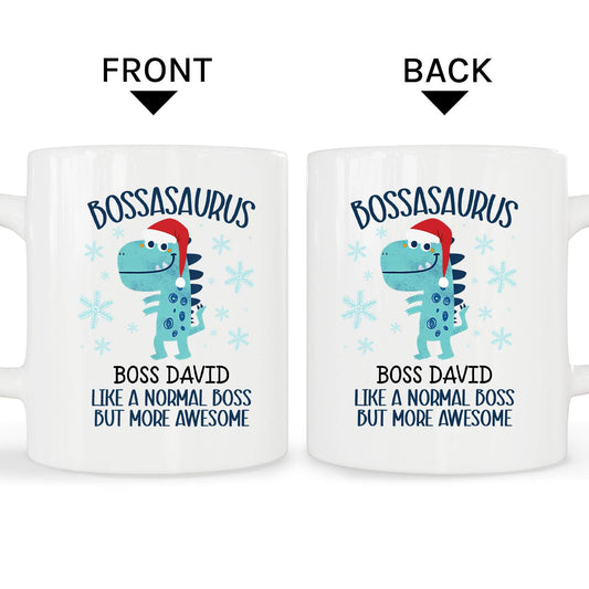 Bossasaurus - Personalized Boss's Day, Birthday or Christmas gift for Boss - Custom Mug - MyMindfulGifts