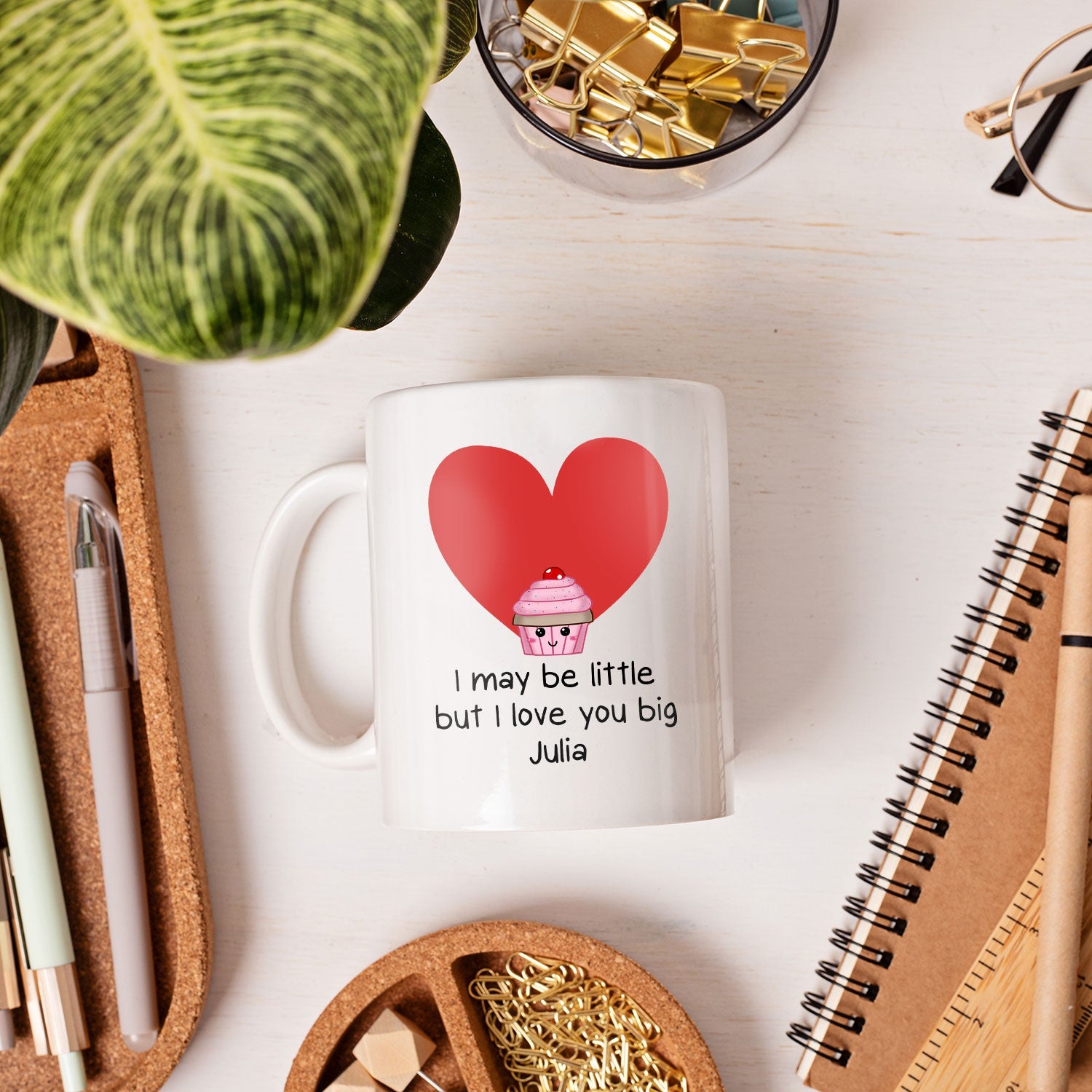 I Love You Big - Personalized Valentine's Day gift For Parents - Custom Mug - MyMindfulGifts