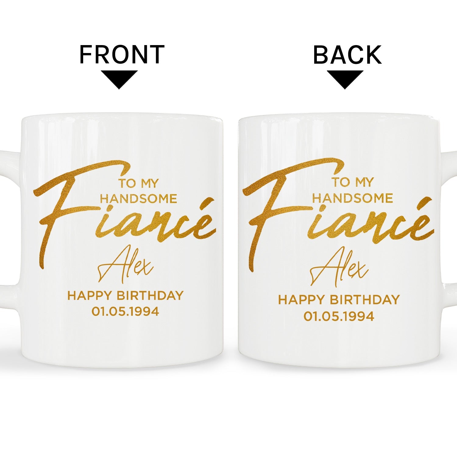 To My Handsome Fiance - Personalized Birthday gift For Fiance Male - C – My  Mindful Gifts