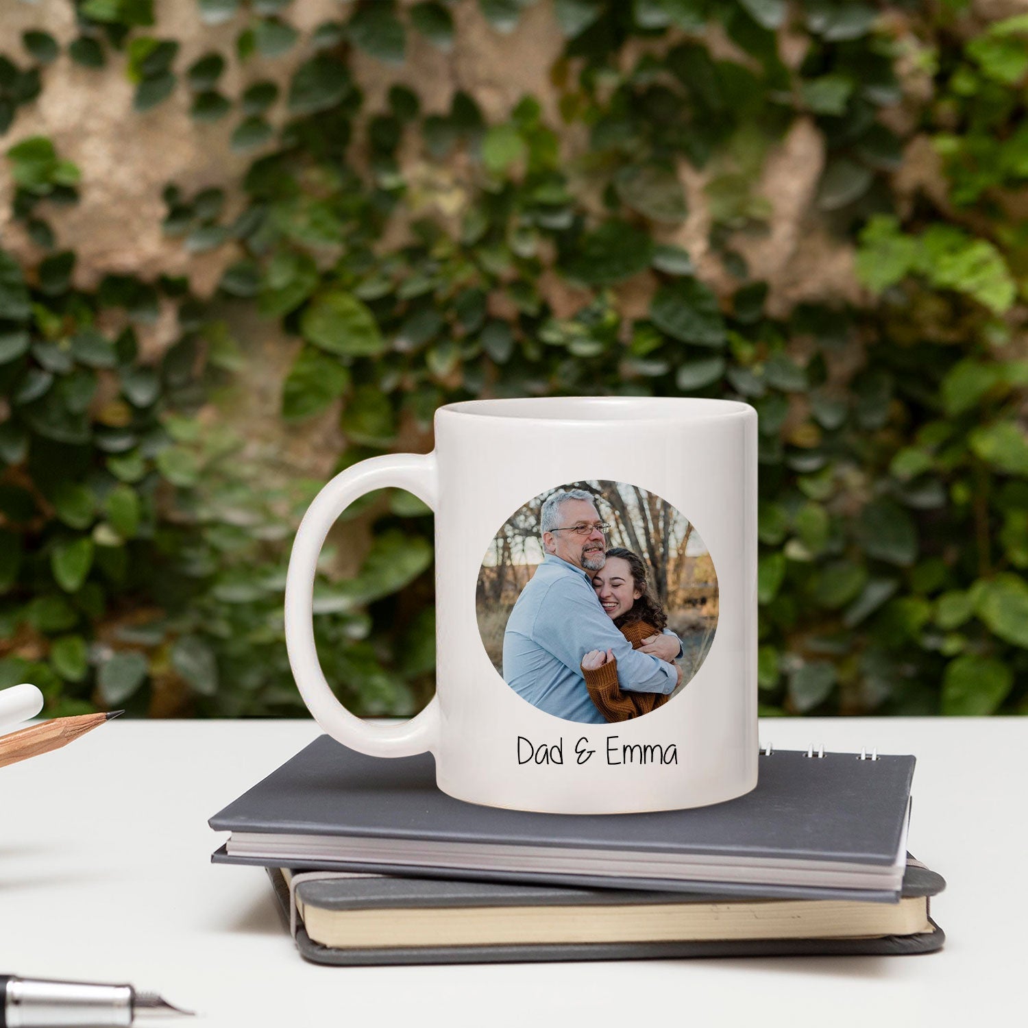 I Love You Papa - Personalized Father's Day, Birthday, Valentine's Day or Christmas gift For Dad - Custom Mug - MyMindfulGifts