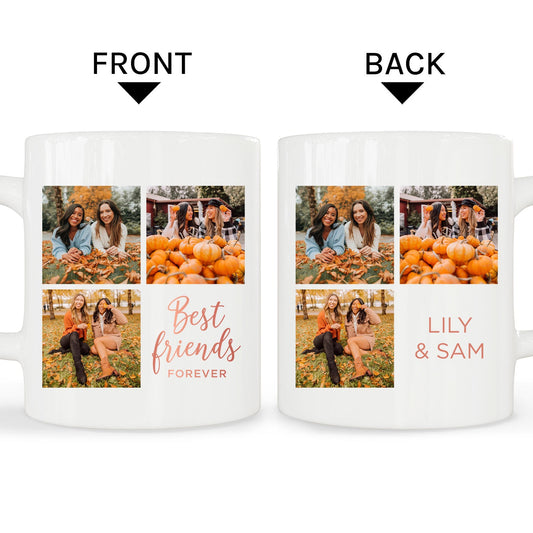Best Friends Forever - Personalized Birthday, Galentine's Day or Christmas gift For Friends - Custom Mug - MyMindfulGifts