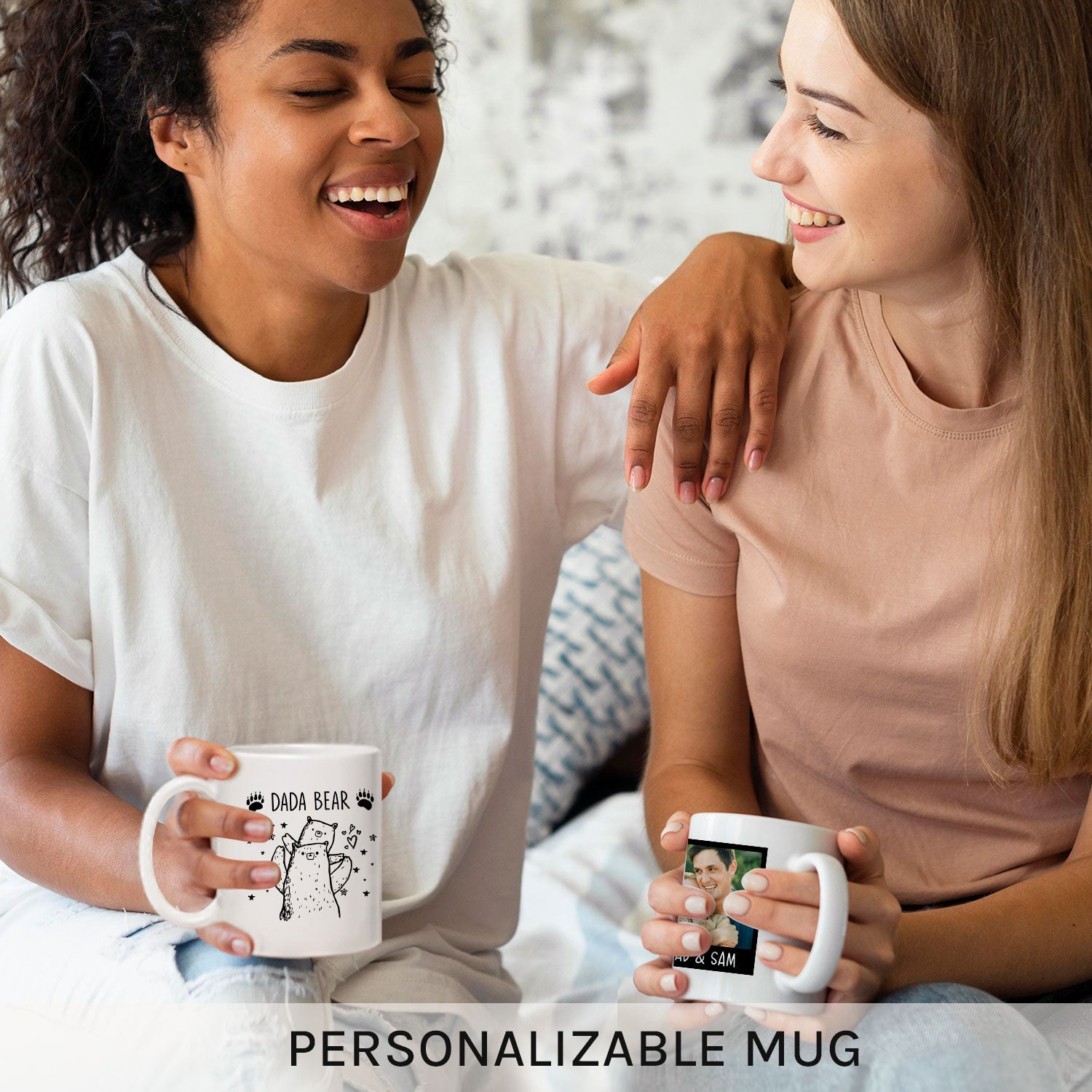 Dada Bear - Personalized Father's Day, Birthday, Valentine's Day or Christmas gift For Dad - Custom Mug - MyMindfulGifts