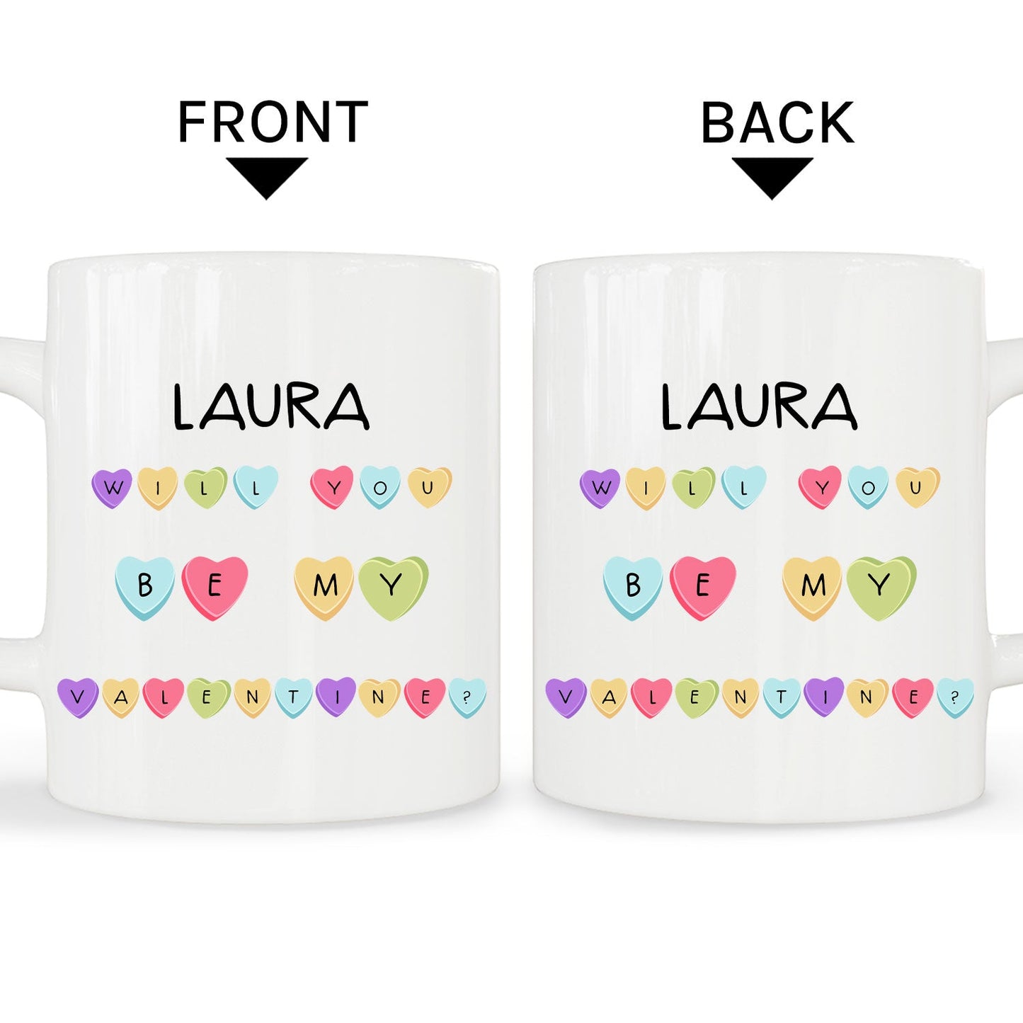 Will You Be My Galentine - Personalized Galentine's Day gift For Friends - Custom Mug - MyMindfulGifts