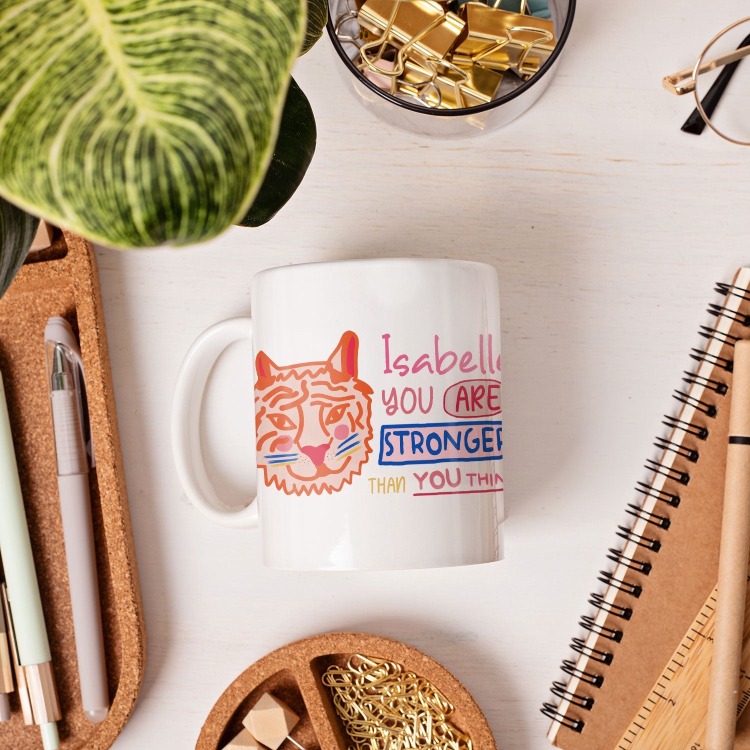 You Are Stronger Than You Think - Personalized  gift For Friends - Custom Mug - MyMindfulGifts