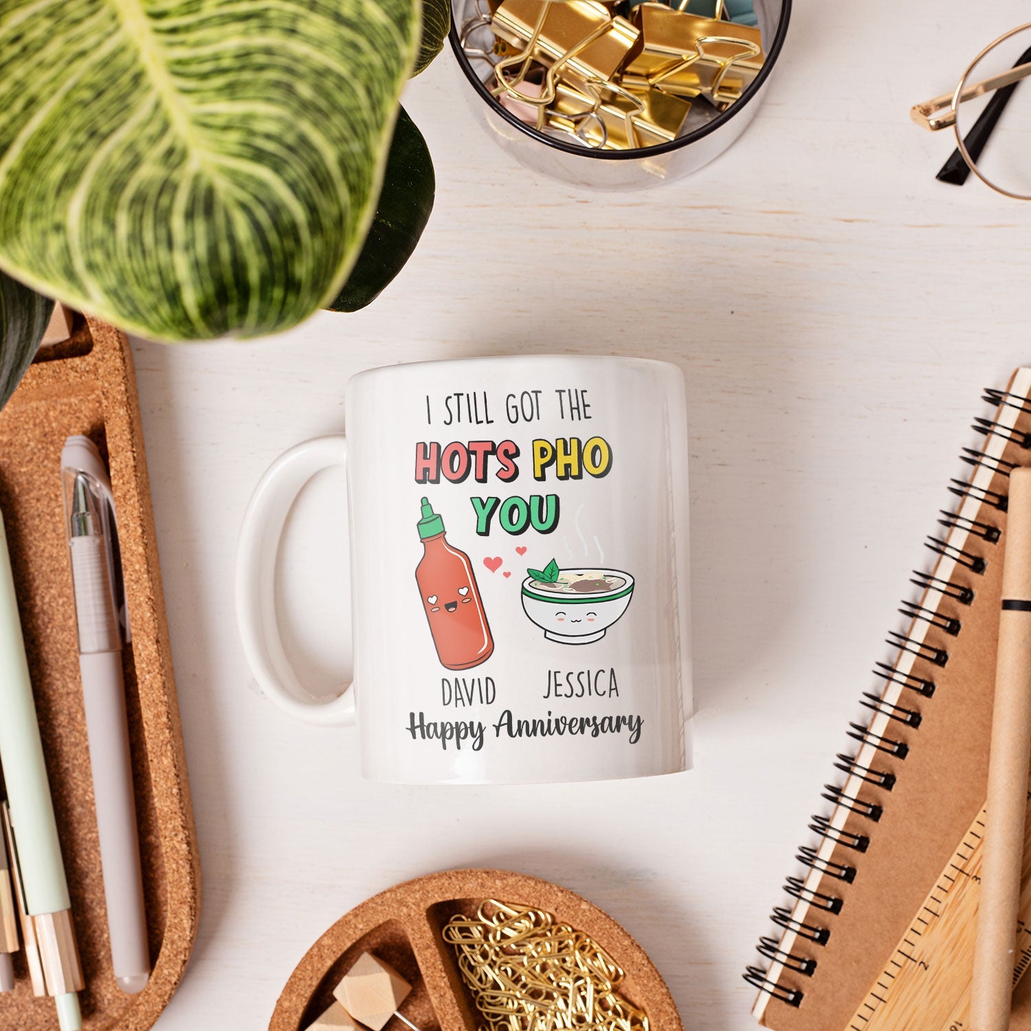 I Still Got The Hots Pho You - Personalized Anniversary, Valentine's Day gift for couple - Custom Mug - MyMindfulGifts